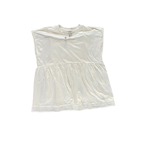 NWT ASOS Maternity Nursing Smock Top Crochet Hem - Picture 8 of 11